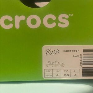 Crocs toddler size 7